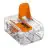 Wago 221-412 Verbindingsklem Compact | 2 Kabel Aansluiting - Montageklem