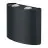 Ledvance Endura Stijl Alu Deco Wandlamp Donker Grijs Up & Down 11W 550lm - 830 Warm Wit 