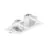 Philips LED Spot Greenspace Accent Gridlight Aluminium Wit 57W 4000lm 24D - 840 Koel Wit | 154mm - IP20