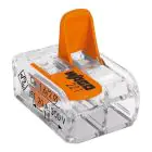 Wago 221-412 Verbindingsklem Compact | 2 Kabel Aansluiting - Montageklem