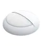 Noxion Hublot LED Pro V2 Blanc 12/16/20W 2400lm - 830-840-865 CCT | 325mm - IP65 - Détecteur de Mouvement et de Lumière - Détresse 3H + Visière Cercle  Blanc