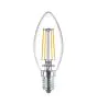 Philips Corepro LED Bougie E14 Filament Claire 4.3W 470lm - 827 Blanc Très Chaud | Équivalent 40W