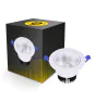 Downlight LED Rond inclinable 12W 960lm 60D - 930 Blanc Chaud | 110mm - Diamètre 90mm - UGR <19