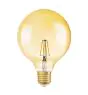 Osram Vintage 1906 LED E27 Globe Filament Goud 125mm 2.8W 200lm - 824 Zeer Warm Wit | Vervangt 25W